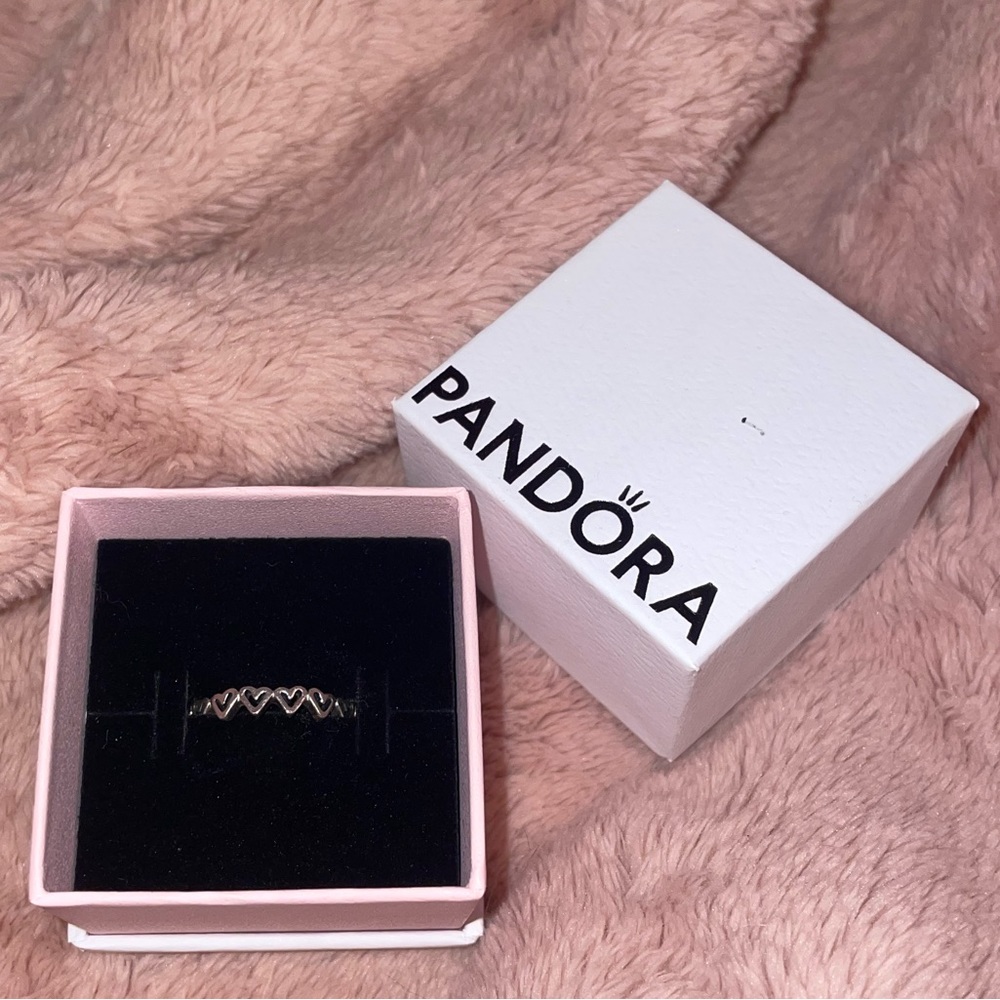 Band of hearts ring